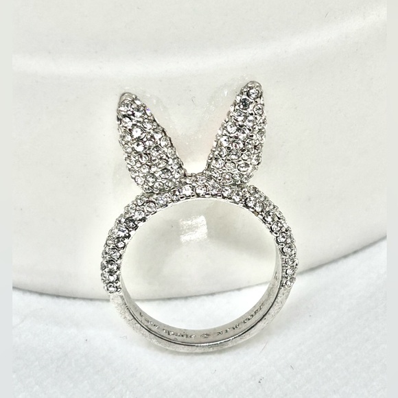 Kate Spade Make Magic Rabbit Ears Cocktail Ring Size 7 - Picture 4 of 6